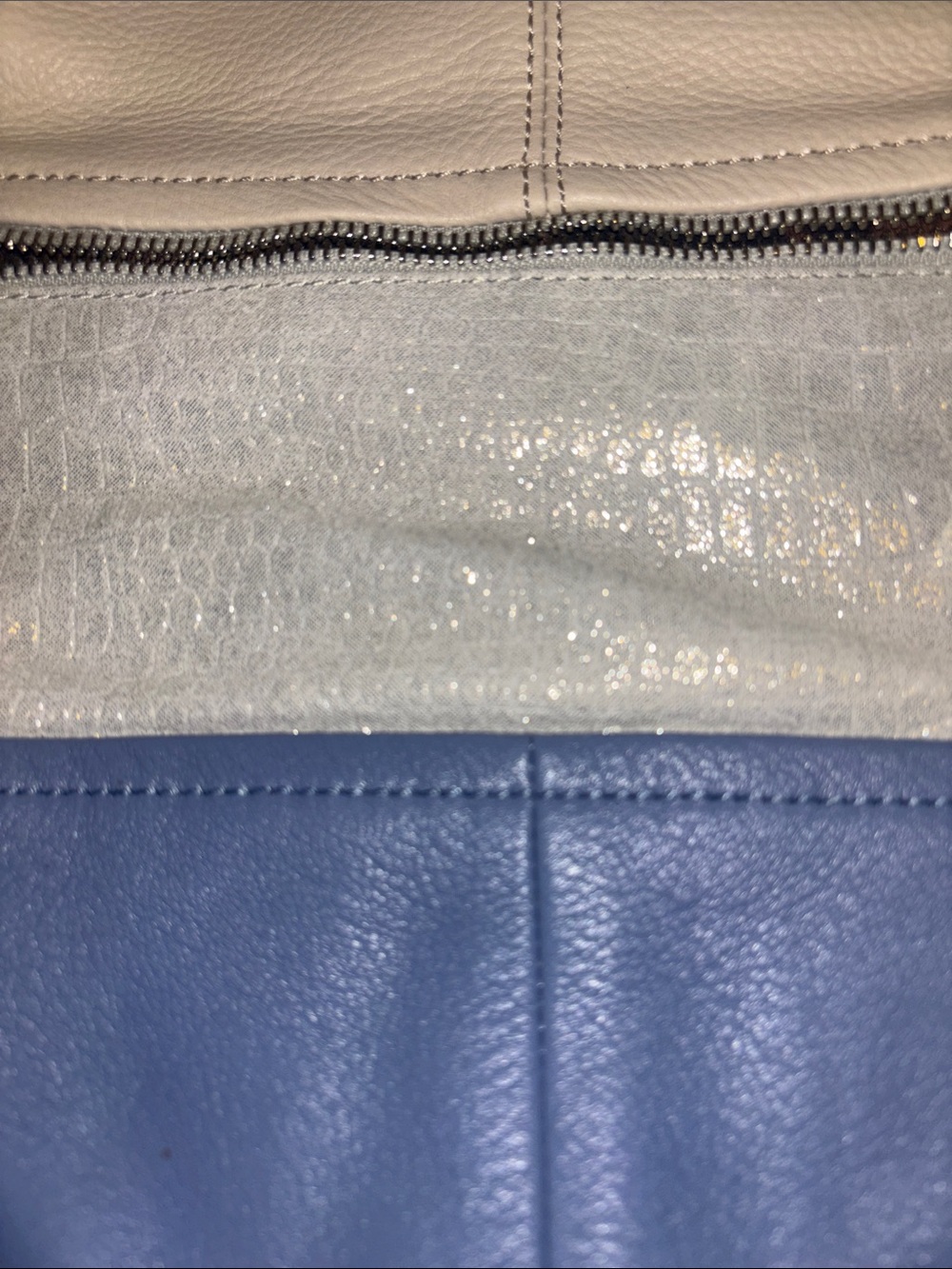 B.MAKOWSKY TRI-COLORED LEATHER CROSSBODY ADJUSTABLE STRAP SILVER HARDWARE NWTS - Picture 11 of 12